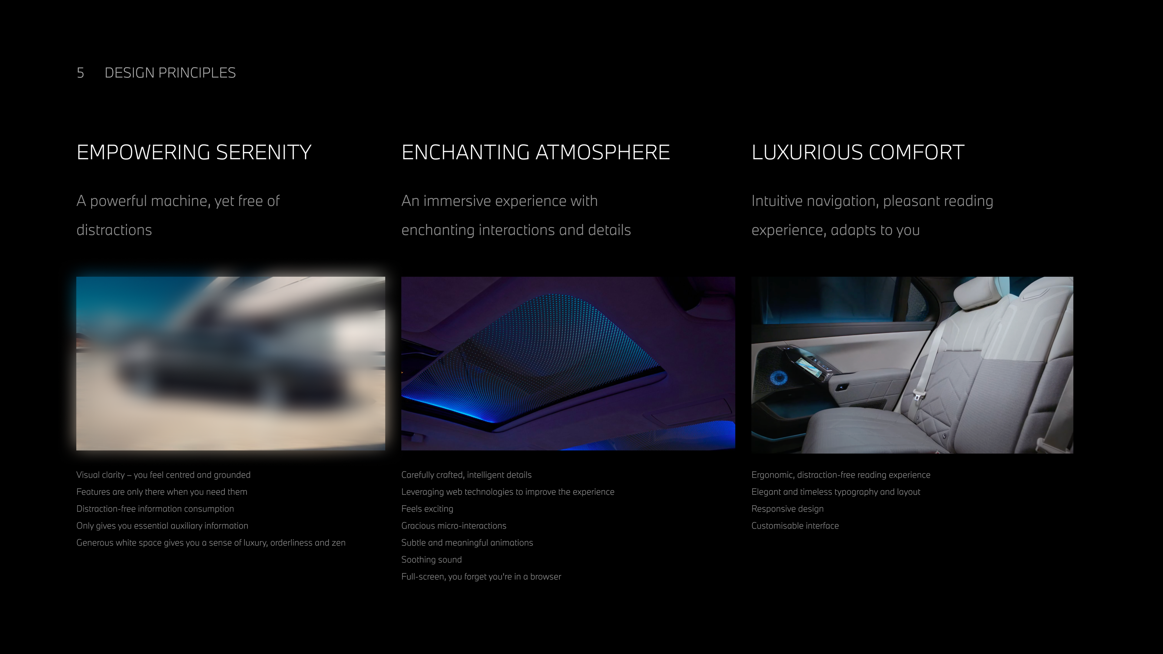 Creative direction boards for the global strategy platform