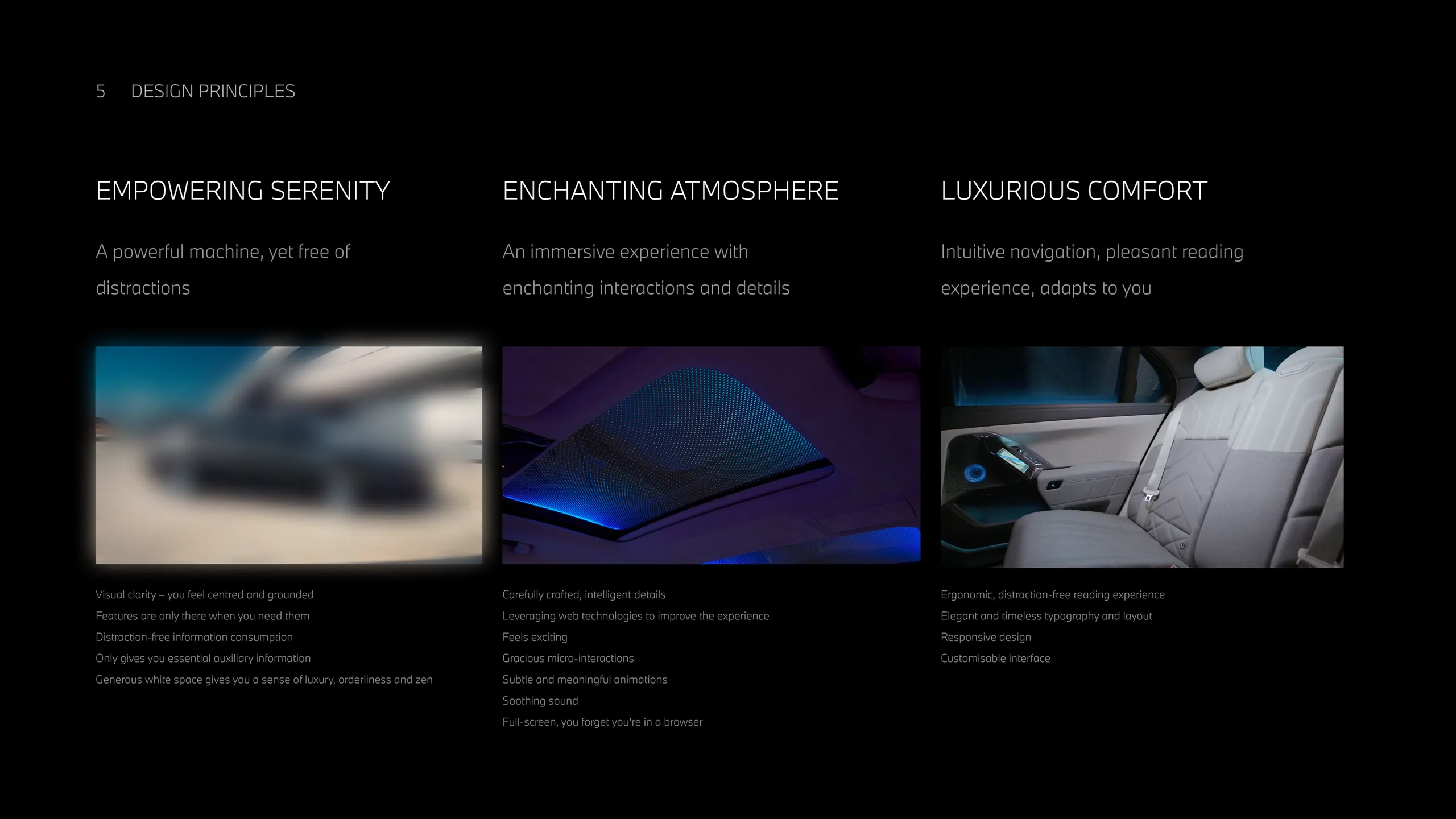 Creative direction boards for the global strategy platform